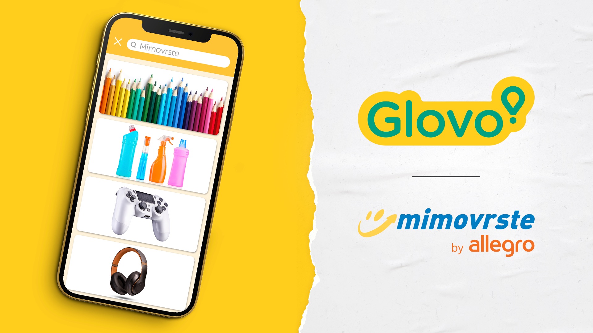Glovo in Mimovrste