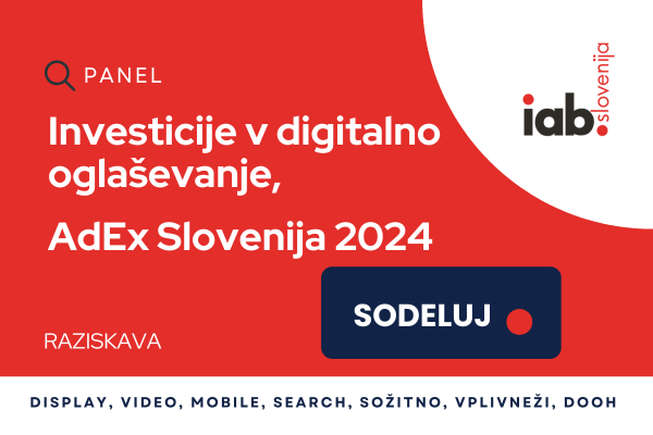 Nova raziskava IAB Slovenija