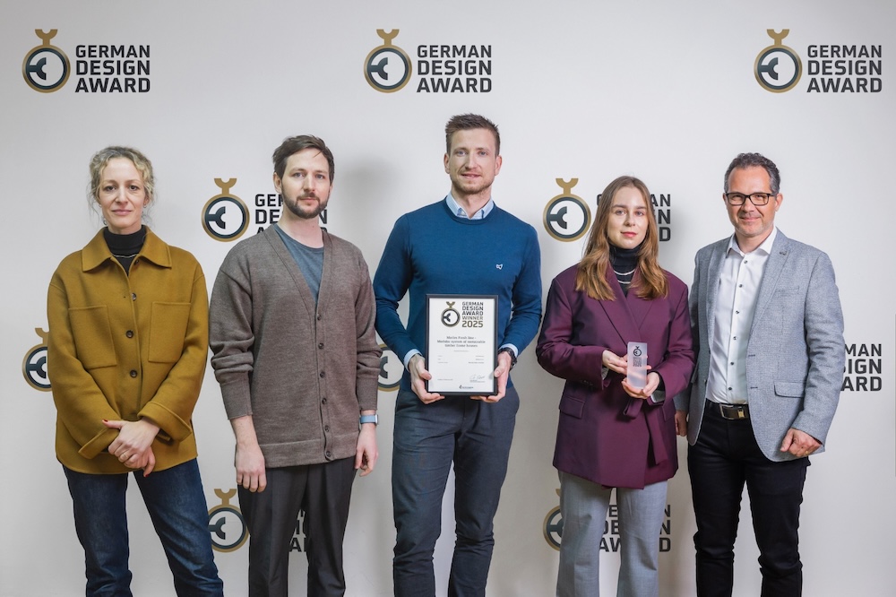 Na podelitvi nagrad German Design Award: