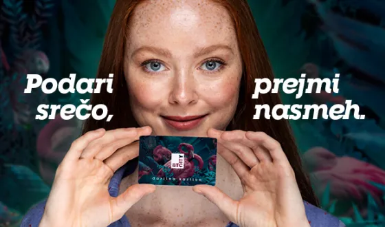 darilne kartice BTC City 