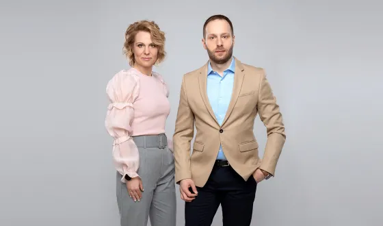 Urška Ambrož (Sidera) in Ivan Živković (Pioniri)