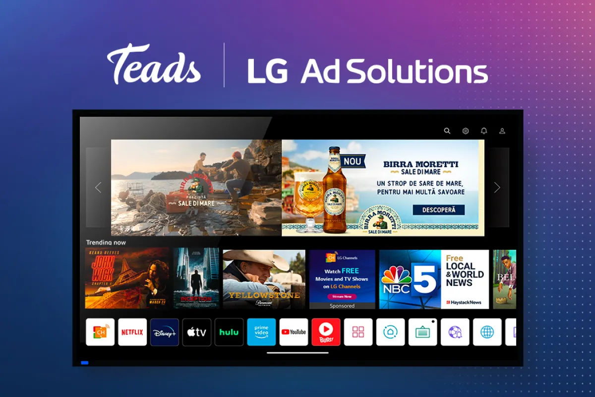 Teads in LG Ad Solutions