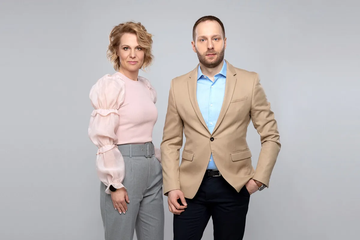 Urška Ambrož (Sidera) in Ivan Živković (Pioniri)